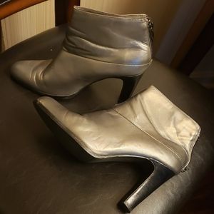 Silver boots